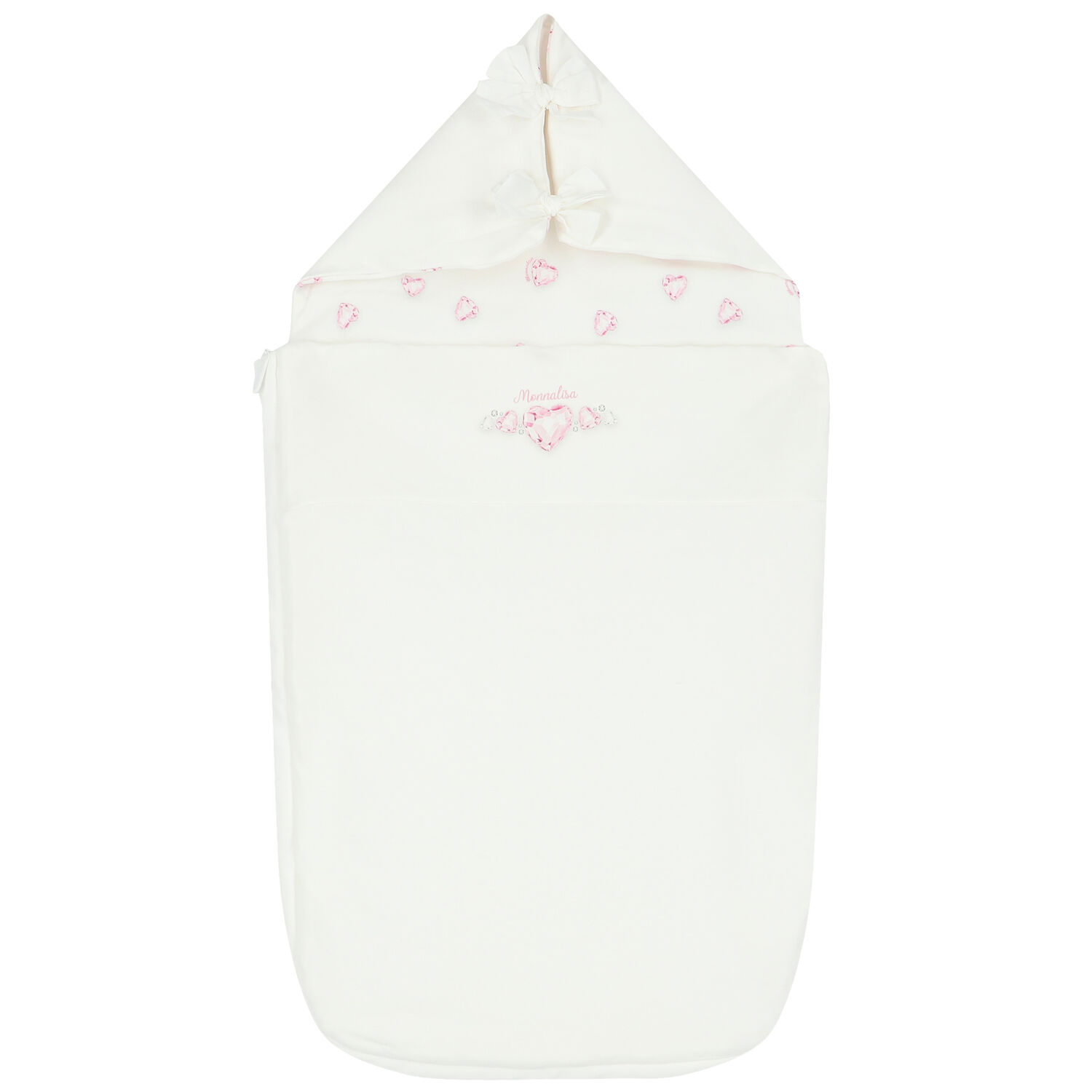 مدس بنات بطبعة باللون العاجي, 1, hi-res